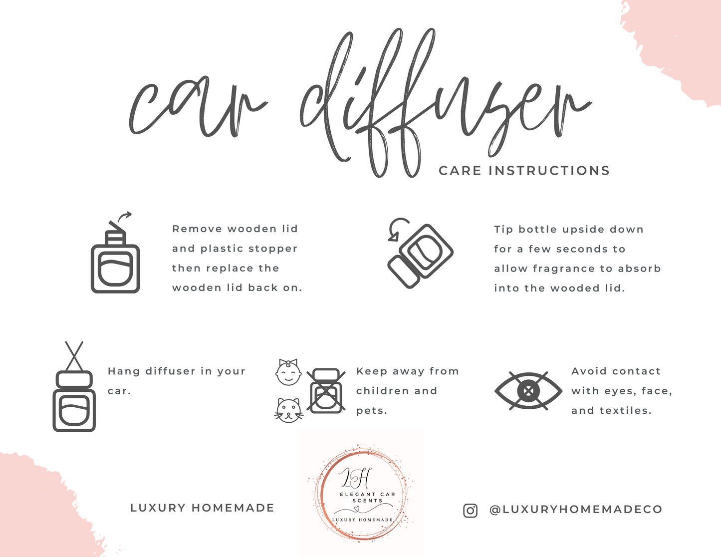 Luxury Car Diffuser - Inspired by Hotel Collection My Way